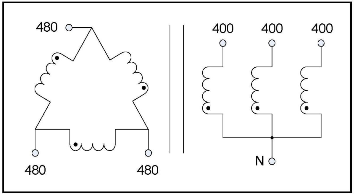 Delta Wye Transformer Kva Primary Vac Secondary Vac P N