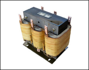 THREE PHASE BUCK TRANSFORMER, 15 KVA, INPUT 528 VAC, OUTPUT 457 VAC, P/N 18769