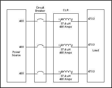 CLR, 480 AMPS CONTINUOUS, FAULT CURRENT 34000 AMPS , P/N 18885CLR Schematic Diagram