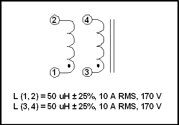 Coupled Inductor Schematic Diagram