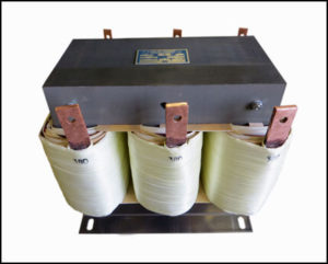 BUCK TRANSFORMER, 66 KVA, INPUT 480 VAC, OUTPUT 380 VAC, PN 19063