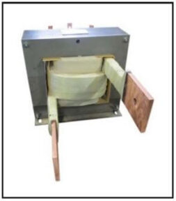 Custom Designed HIGH CURRENT TRANSFORMER, 10 KVA Output: 10 VAC, 1000 Amps P/N 19082