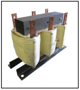 THREE PHASE BOOST TRANSFORMER, 125 KVA, INPUT 480 VAC, INPUT 485 VAC, P/N 19110N