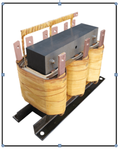 THREE PHASE BOOST TRANSFORMER, 56 KVA, INPUT 208 VAC, OUTPUT 220/230 VAC, P/N 18858N