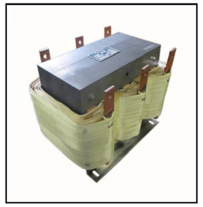 THREE PHASE BUCK TRANSFORMER, 75 KVA, INPUT 600 VAC, OUTPUT 480 VAC, P/N 19114B