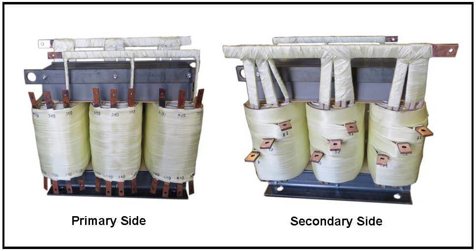 THREE PHASE MULTI TAP TRANSFORMER, 20 KVA, P/N 19135 L/C