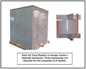 AIR CORE REACTOR, 9 uH, 3000 AMPS CONTINUOUS, P/N 6912L