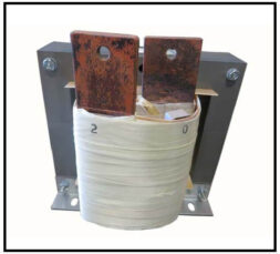 Custom Designed HIGH CURRENT TRANSFORMER, 1 KVA<br />
Output: 2 VAC, 500 AMPS, P/N 19161