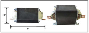 Gapped Inductor, 0.22 mH, 30 ADC, P/N 19045L