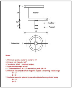 AIR CORE REACTOR, 0.265 mH, 60 AMPS CONTINUOUS, P/N 6819L2 Schematic Diagram