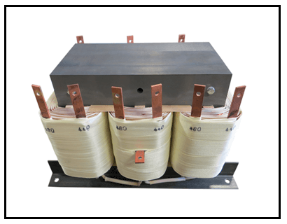 WYE-DELTA TRANSFORMER, 20 KVA, PRIMARY 440/480 VAC, SECONDARY 230 VAC ...