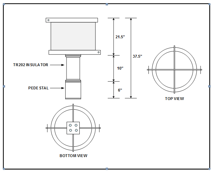 Neutral Grounding Reactor, 93.1 Mh, 90 Amps Continuous, P/N 7717L Schematic Diagram