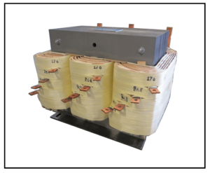 THREE PHASE BUCK BOOST TRANSFORMER, 18 KVA, INPUT 208 VAC, OUTPUT 176/264/360/480 VAC, P/N 19298