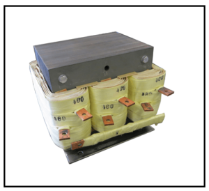 THREE PHASE BOOST TRANSFORMER, 15 KVA, INPUT 480 VAC, OUTPUT 400 VAC, P/N 19303N