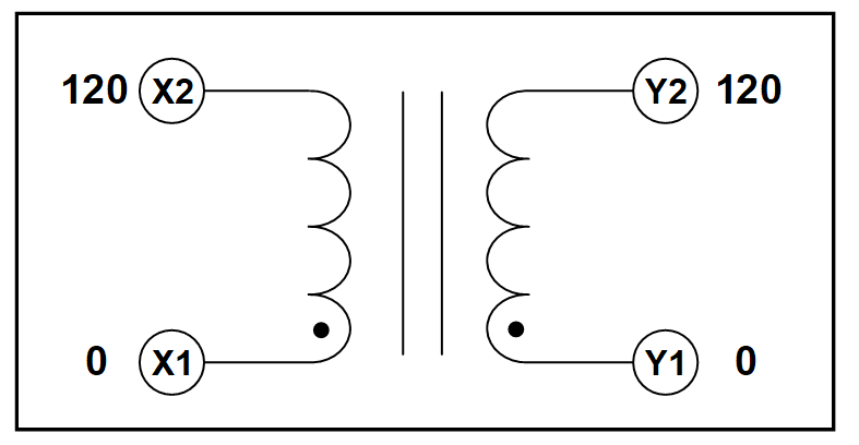 single-phase-isolation-transformer-schematic-diagram