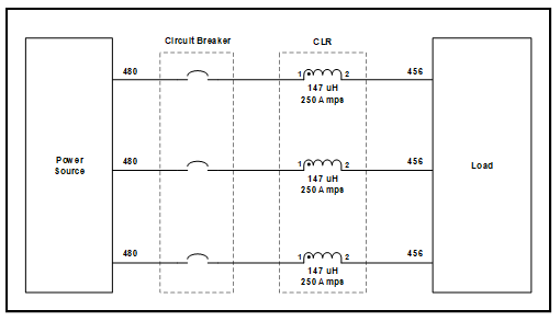 Aie Core Inductor, 147 uH, 250 AMPS, P/N 8159L1 Schematic Diagram