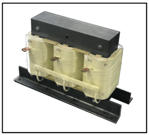 THREE PHASE BUCK BOOST TRANSFORMER, 25 KVA, INPUT 480 VAC, OUTPUT 575 VAC, P/N 19519N