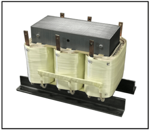 THREE PHASE BUCK BOOST TRANSFORMER, 30 KVA, INPUT 208 VAC, OUTPUT 480 VAC, P/N 19552N