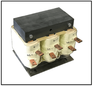 THREE PHASE AUTO TRANSFORMER, 8 KVA, INPUT 400 VAC, OUTPUT 460 VAC, P/N 19588N