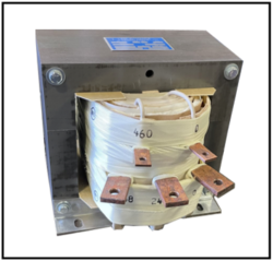 SINGLE PHASE ISOLATION TRANSFORMER 8 KVA, P/N 19774N - L/C Magnetics