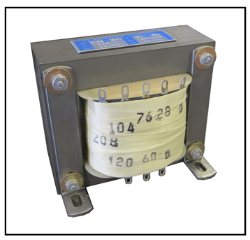 REPLACEMENT TRANSFORMER, 0.13 KVA, P/N 19350