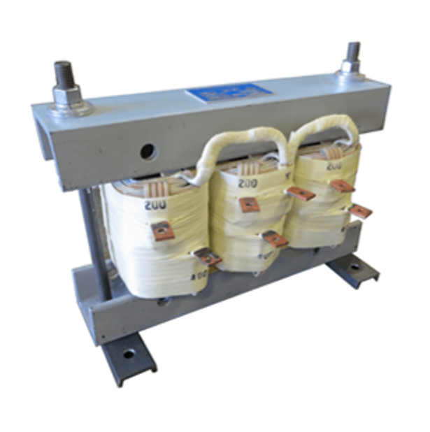 Three phase 400 hz boost transformer